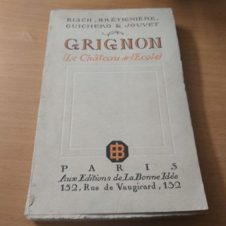 Grigon LE Chateau lEcole wyd. 1926 rok.