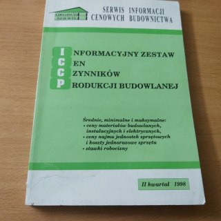 Informacyjny zestaw cen czynników produkcji budowlanej