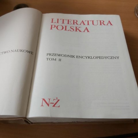 Literatura Polska przewodnik Encyklopedyczny TOM 2 N-Ż
