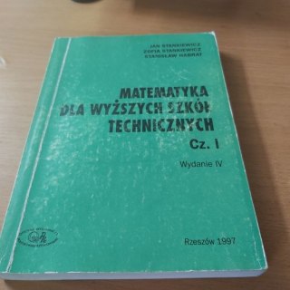 Matematyka dla wyższych szkół technicznych cz.1