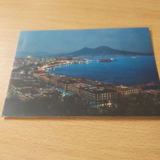 Napoli Panorama Italia pocztówka Da Fotocolor Kodak Ektachrome