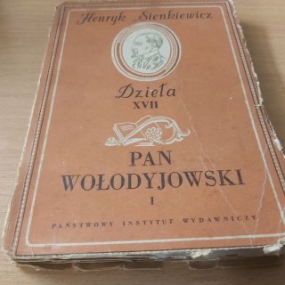 Pan Wołodyjowski TOM 1 wyd. 1950 rok.