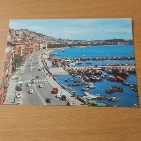 Pocztówka Napoli Mergellina da fotocolor kodak ektachrome