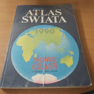 Polityczny Atlas Świata 1990 Nowe Czasy