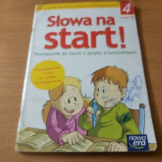 Słowa na start! 4 część 2 podręcznik do nauki o języku z ćwiczeniami
