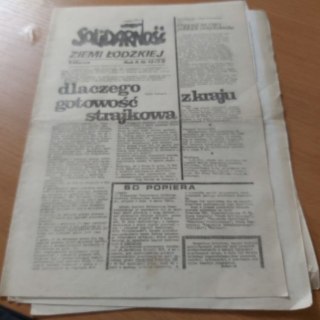 Solidarność Ziemi Łódzkiej z 5 marca 1981 roku.