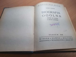 Biografia Ogólna - wstęp do nauki o życiu ludzkim