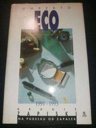 Drugie zapiski na pudełku od zapałek 1991-1993