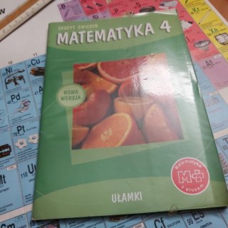Matematyka 4 zeszyt ćwiczeń Ułamki