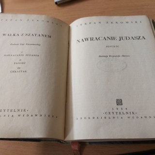 Nawracanie Judasza ksiażka autora Żeromskiego wydana w 1954 roku