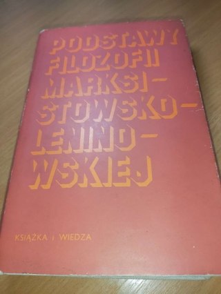 Podstawy Filozofii Marksistowsko Leninowskiej