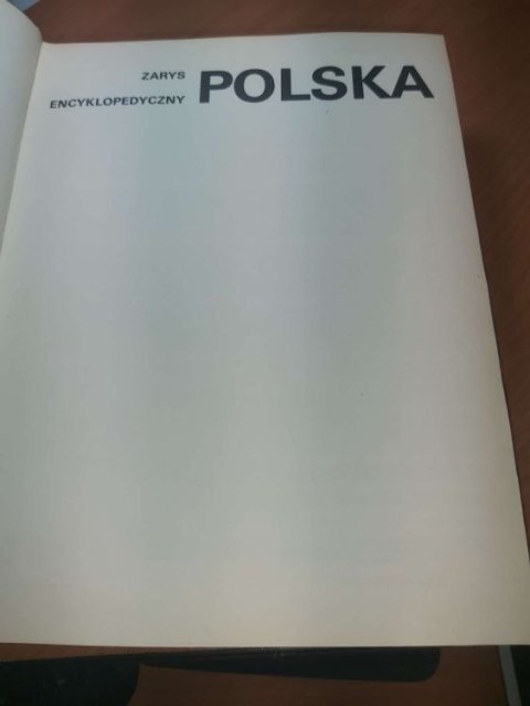 Zarys Encyklopedyczny Polska ENCYKLOPEDIA