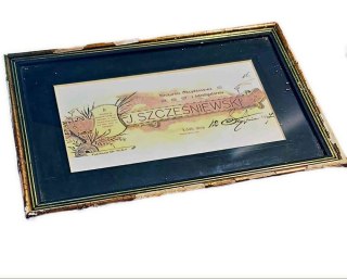 DOKUMENT DRUKARNI SZCZEŚNIEWSKI Łódź 1917 rok