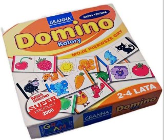 Gra DOMINO KOLORY 2-4 Lata