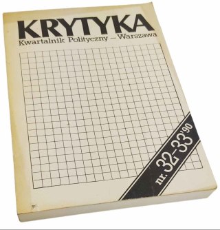 KRYTYKA Kwartalnik Polityczny nr 32-33/1990