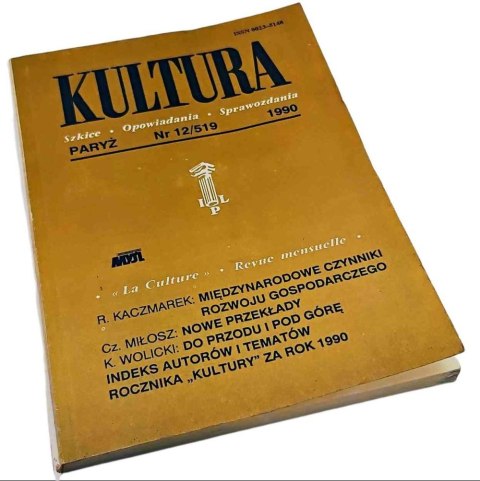 KULTURA Szkice, Opowiadania, Sprawozdania 12/519 1990r.