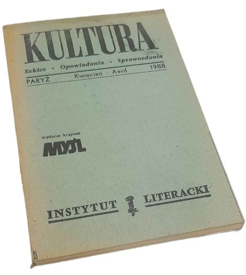 KULTURA Szkice Opowiadania Sprawozdania Kwiecień 1988 rok