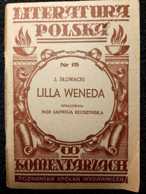 Lilla Wenada Juliusz Słowacki wyd. 1947 rok