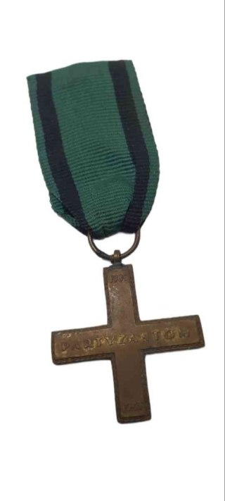 ODZNACZENIE, ZAWIESZKA KRZYŻ PARTYZANCKI 1939-1945