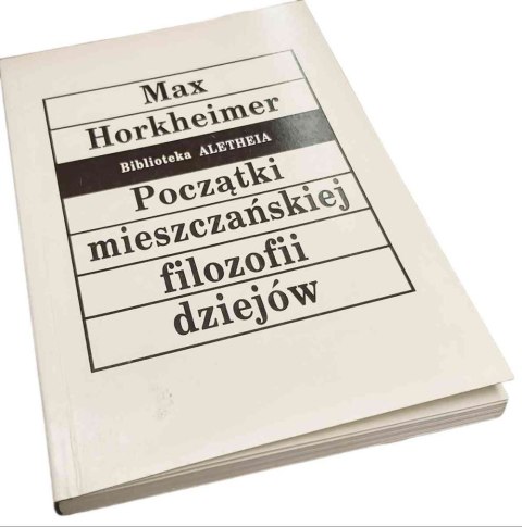 POCZĄTKI MIESZCZAŃSKIEJ FILOZOFII DZIEJÓW