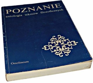 POZNANIE Antologia tekstów filozoficznych