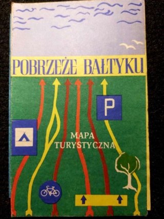 Pobrzeże Bałtyku mapa turystyczna