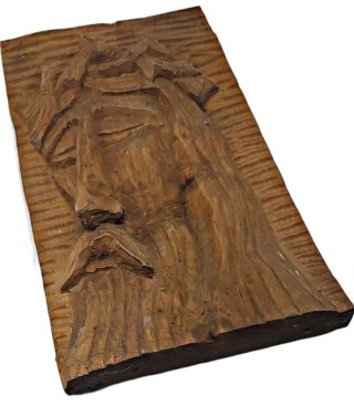 RZEŹBA DREWNIANA 30X17 CM