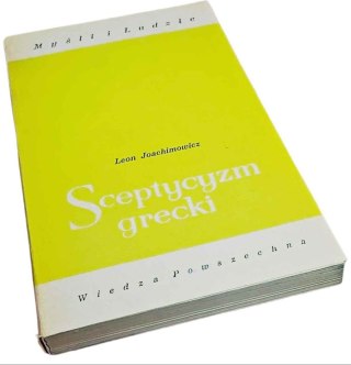SCEPTYCYZM NIEMIECKI Myśli i Ludzie