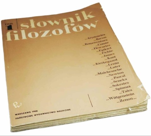 SŁOWNIK FILOZOFÓW tom 1 wyd. 1966 rok