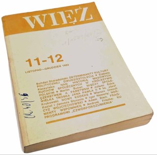 WIĘŹ 11-12 Listopad - Grudzień 1983 rok