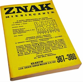 ZNAK MIESIĘCZNIK 8-9 1987 rok