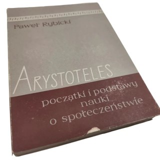 ARYSTOTELES POCZĄTKI I PODSTAWY NAUKI O SPOŁECZEŃSTWIE