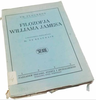 Filozofia Williama Jamesa wyd. z 1923 roku