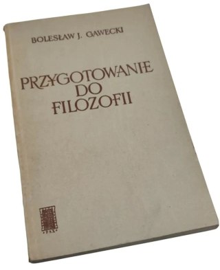 PRZYGOTOWANIE DO FILOZOFII