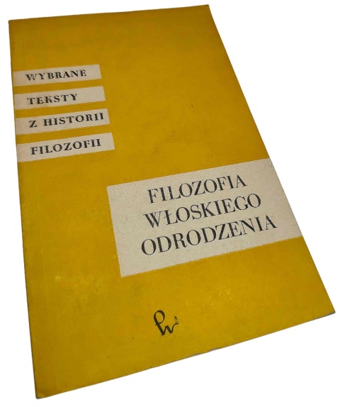 FILOZOFIA WŁOSKIEGO ODRODZENIA