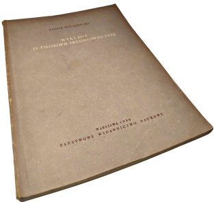 WYKŁADY O FILOZOFII ŚREDNIOWIECZNEJ