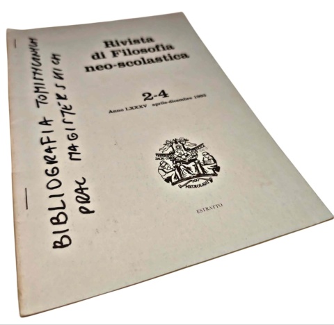 RIVISTA DI FILOSOFIA NEO SCOLASTICA 2 4