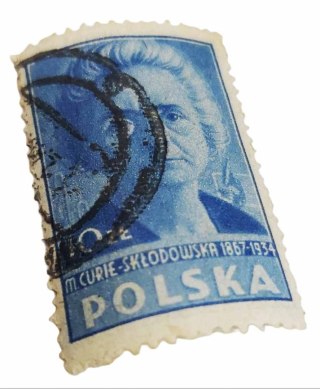 Znaczek 10zł Polska M. Curie Skłodowska 1867-1934
