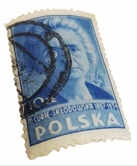Znaczek 10zł Polska M. Curie Skłodowska 1867-1934