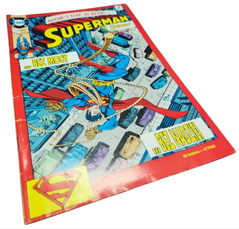 SUPERMAN 12/1992. KRYZYS SZKARŁATNEGO KRYPTONITU. CLARK KENT CZŁOWIEK ZE STALI. UCIECZKA praca zbiorowa