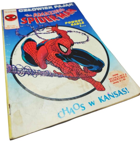 CZŁOWIEK PAJĄK. THE AMAZING SPIDER-MAN 5/91 praca zbiorowa