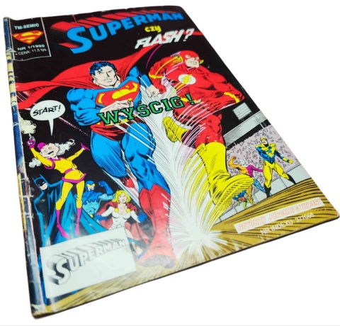 SUPERMAN CZY FLASH? WYŚCIG! 1/1992 Dan Jurgens, Jerry Ordway