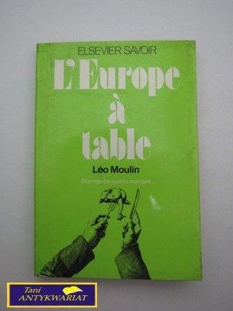 L'EUROPE A TABLE E. Savoir L'EUROPE A TABLE E. Savoir
