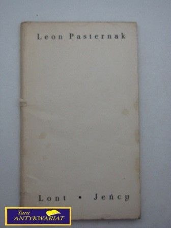 LONT, JEŃCY L. Pasternak