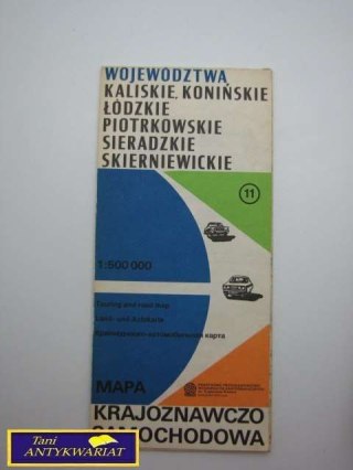 MAPA KRAJOZNAWCZO SAMOCHODOWA NR 16