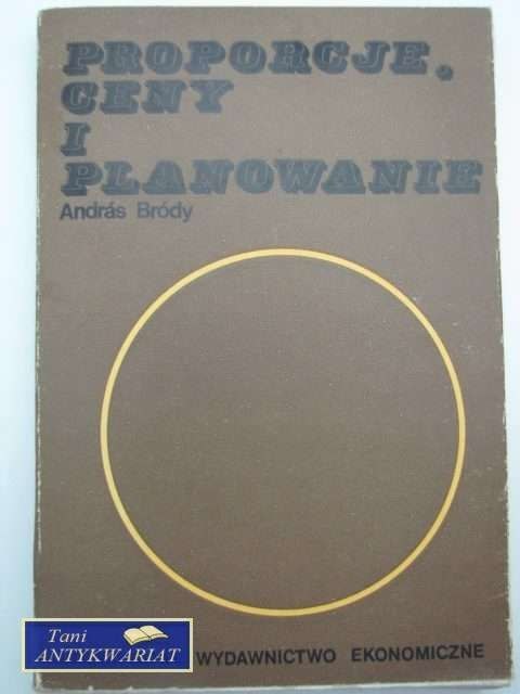 PROPORCJE, CENY I PLANOWANIE-A.Bródy
