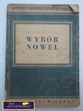 WYBÓR NOWEL TOM I B. Prus