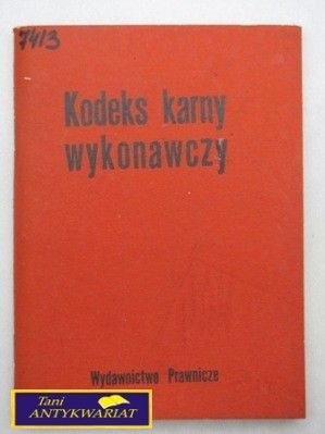 KODEKS KARNY WYKONAWCZY