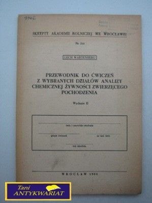 PRZEWODNIK DO ĆWICZEŃ Z WYBRANYCH DZIAŁÓW...