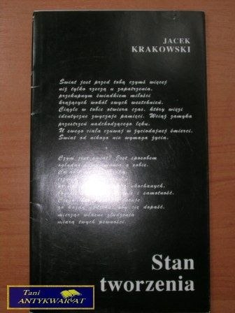 STAN TWORZENIA-jacek Krakowski